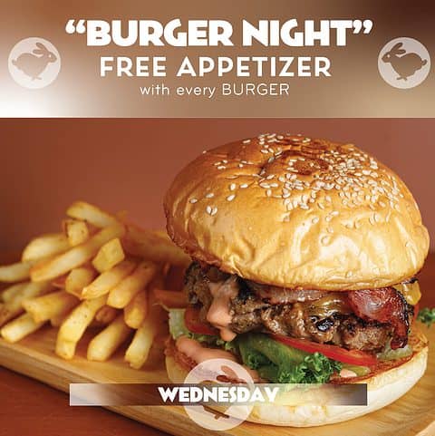Wednesday Special - Gourmet Burger Night