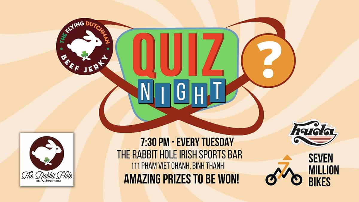 new table quiz poster