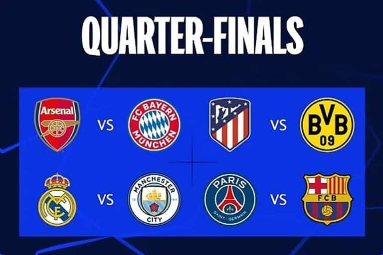 Champions League – 1/4 Final’s – Arsenal vs BM & Real Md vs Man C